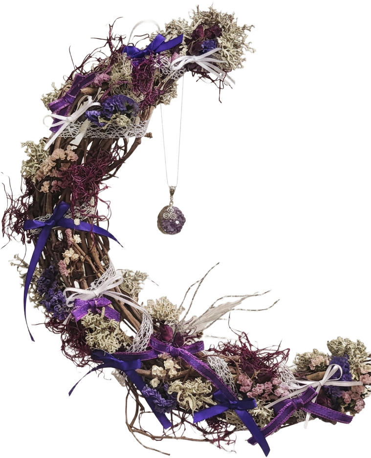 Amethyst Spiral Moon